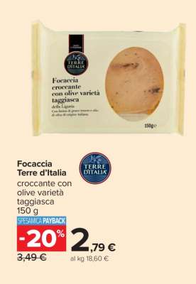 Focaccia Terre d’Italia