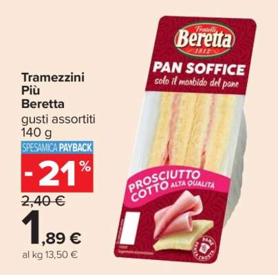 Tramezzini Più Beretta