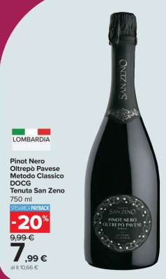 Pinot Nero Oltrepò Pavese Metodo Classico DOCG Tenuta San Zeno