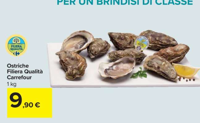 Ostriche Filiera Qualità Carrefour
