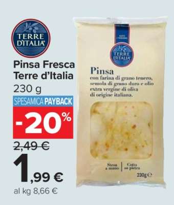 Pinsa Fresca Terre d’Italia