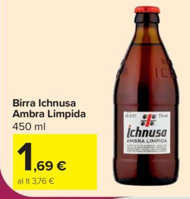 Birra Ichnusa Ambra Limpida