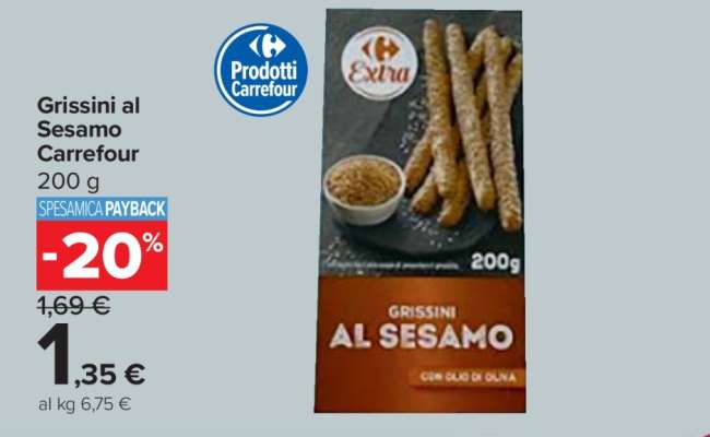 Grissini al Sesamo Carrefour