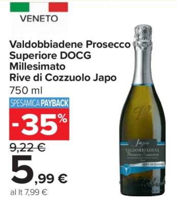 Valdobbiadene Prosecco Superiore DOCG Millesimato Rive di Cozzuolo Japo
