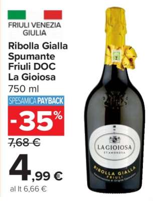 Ribolla Gialla Spumante Friuli DOC La Gioiosa