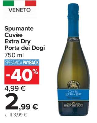 Spumante Cuvèe Extra Dry Porta dei Dogi