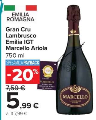 Gran Cru Lambrusco Emilia IGT Marcello Ariola
