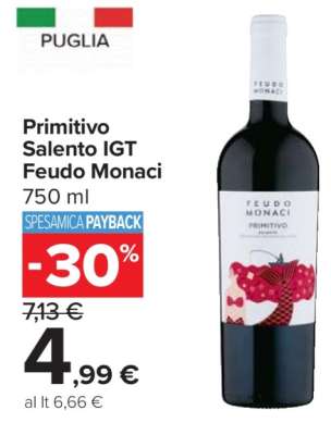 Primitivo Salento IGT Feudo Monaci