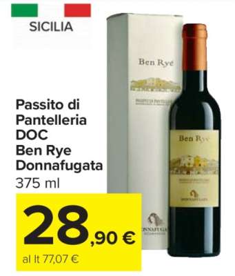 Passito di Pantelleria DOC Ben Rye Donnafugata