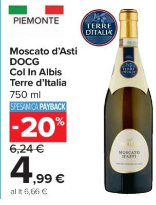 Moscato d’Asti DOCG Col in Albis Terre d’Italia