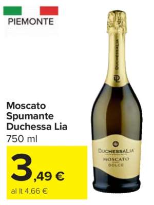 Moscato Spumante Duchessa Lia