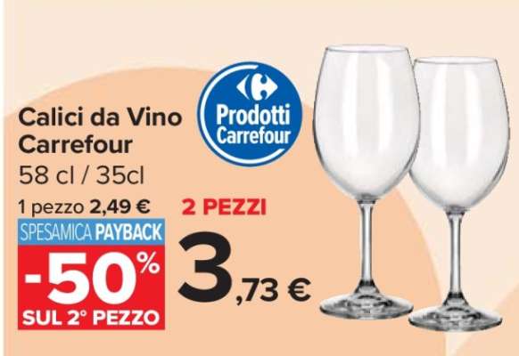 Calici da Vino Carrefour