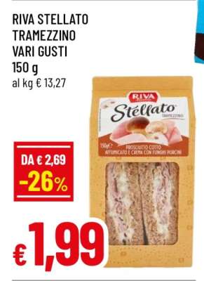 RIVA STELLATO TRAMEZZINO VARI GUSTI