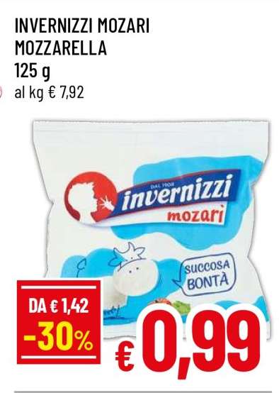 INVERNIZZI MOZARÌ MOZZARELLA