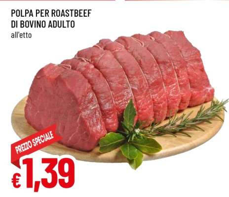 POLPA PER ROASTBEEF DI BOVINO ADULTO