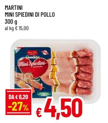MARTINI MINI SPIEDINI DI POLLO
