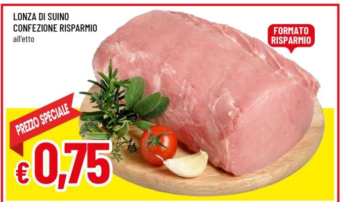 Lonza di suino confezione risparmio