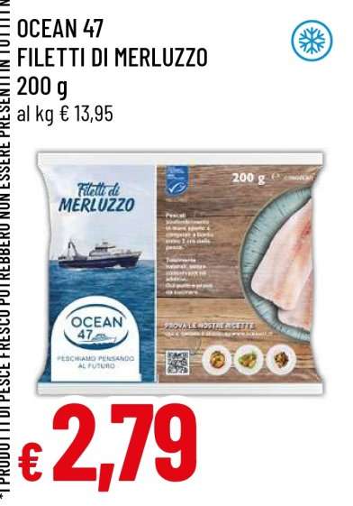 OCEAN 47 FILETTI DI MERLUZZO