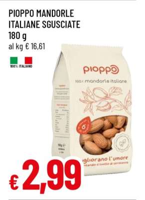 PIOPPO MANDORLE ITALIANE SGUSCIATE