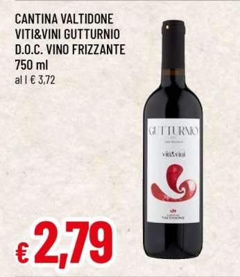 CANTINA VALTIDONE VITI&VINI GUTTURNIO D.O.C. VINO FRIZZANTE