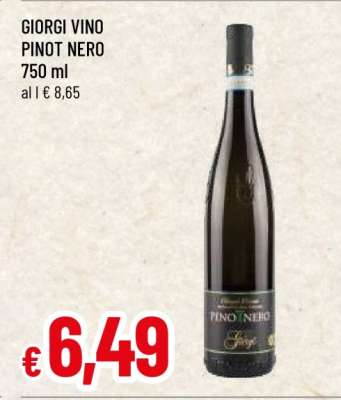 GIORGI VINO PINOT NERO