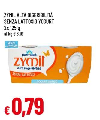 ZYMIL ALTA DIGERIBILITÀ SENZA LATTOSIO YOGURT