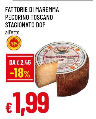 Fattorie di Maremma Pecorino Toscano Stagionato DOP
