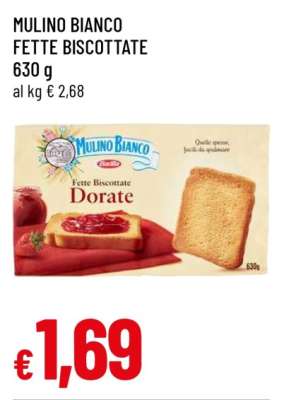 MULINO BIANCO Fette Biscottate