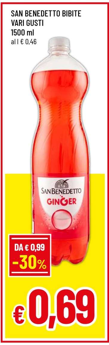 SAN BENEDETTO BIBITE VARI GUSTI