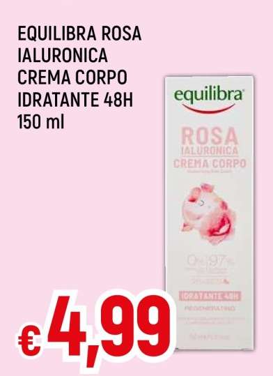 EQUILIBRA ROSA IALURONICA CREMA CORPO