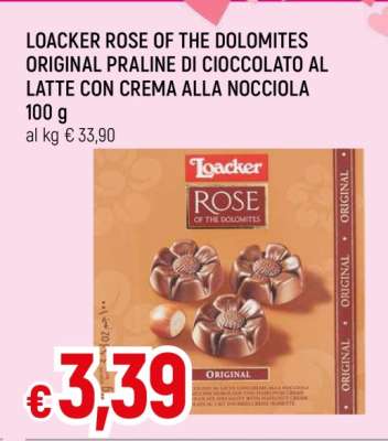 Loacker Rose of the Dolomites