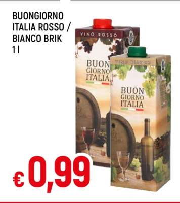 BUONGIORNO ITALIA ROSSO / BIANCO BRIK