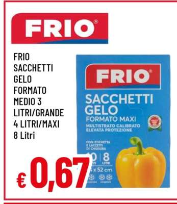 FRIO Sacchetti Gelo