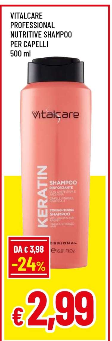 Vitalcare Professional Nutritive Shampoo per Capelli