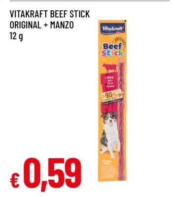 VITAKRAFT BEEF STICK ORIGINAL + MANZO