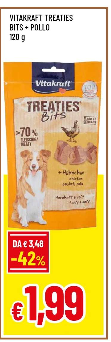 VITAKRAFT TREATIES BITS + POLLO