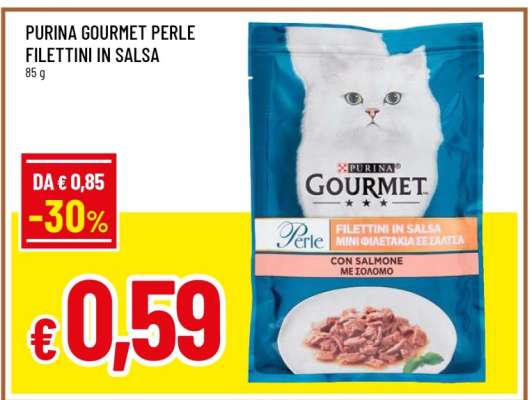 PURINA GOURMET PERLE FILETTINI IN SALSA