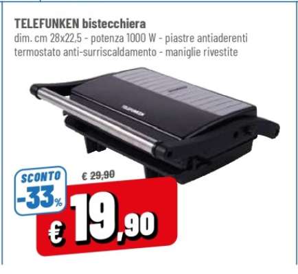 TELEFUNKEN bistecchiera