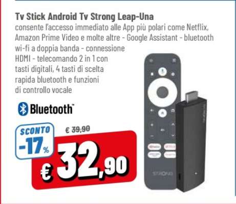 Tv Stick Android Tv Strong Leap-Una