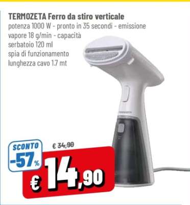 TERMOZETA Ferro da stiro verticale