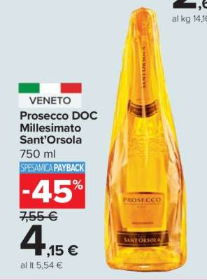 PROSECCO DOC MILLESIMATO SANT'ORSOLA