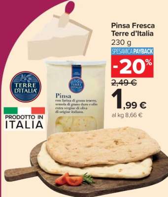Pinsa Fresca Terre d’Italia