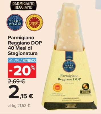 Parmigiano Reggiano DOP 40 Mesi di Stagionatura