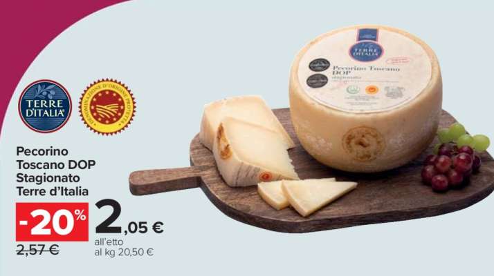 Pecorino Toscano DOP Stagionato Terre d’Italia