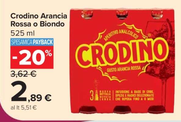 Crodino Arancia Rossa o Biondo