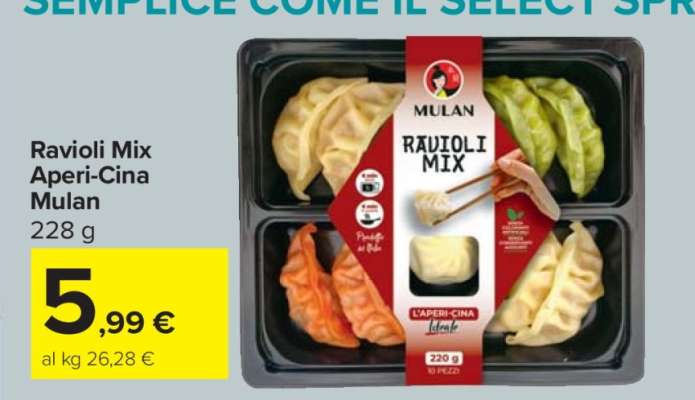 Ravioli Mix Aperi-Cina Mulan
