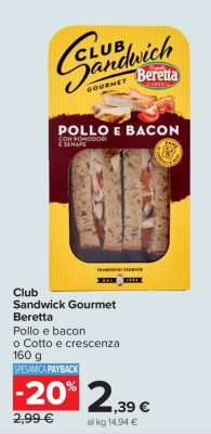 Club Sandwick Gourmet Beretta
