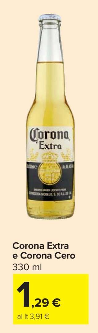 Corona Extra e Corona Cero