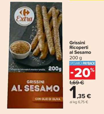 Grissini Ricoperti al Sesamo