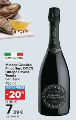 Metodo Classico Pinot Nero DOCG Oltrepò Pavese Tenuta San Zeno